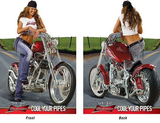 Budweiser-Motorcycle-Model-Stand-Up-by-MOTO-Marketing-Group
