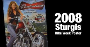 Budweiser-Biker-Babe-2008-Sturgis-Bike-Week-Motorcycle-Poster