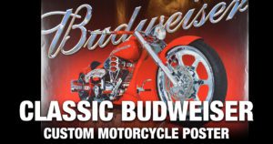 Classic-Budweiser-Custom-Motorcycle-Poster
