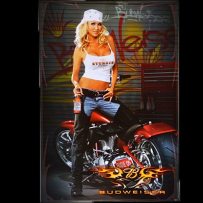Budweiser-Biker-Babe-2005-Sturgis-Bike-Week-Big-Dog-Motorcycle-Poster