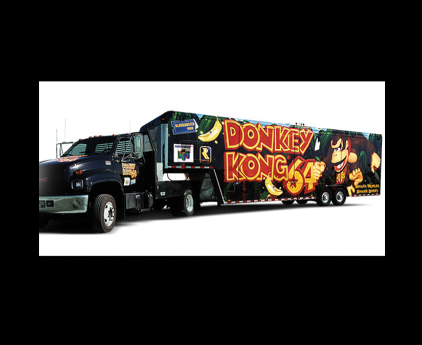 Donkey Kong Trailer Wrap by MOTO Marketing Group